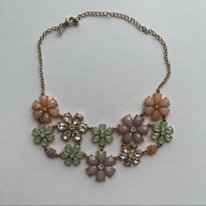 Charming Charlie Floral Statement Necklace